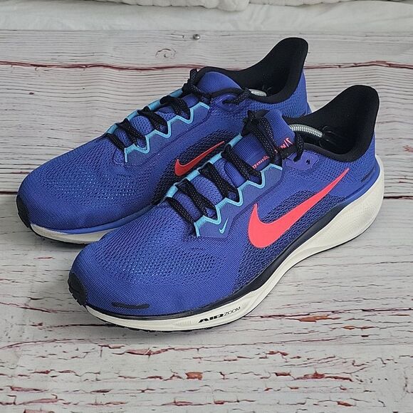 NIKE Pegasus 41 Air Zoom Blue Men's Size 8.5 - Picture 3 of 12